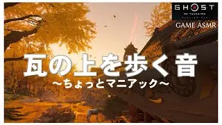 【ASMR・環境音】歩く音、瓦の上、雨の屋根上を歩く音20分