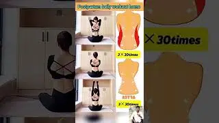 postpartum belly workout#short #postpartum #bellyfatloss #home #workout