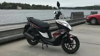 Kymco Super 8 2016 2-stroke Ride [RAW]