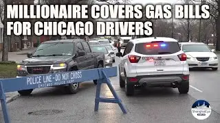 Millionaire covers gas bills for Chicago drivers as the oil price goes up