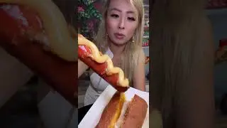 One bite hot dog #rainaiscrazy