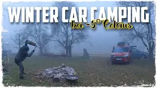 WINTER CarCamping auf der schwäbischen Alb bei -5° ❄️Berginsel am Albtrauf