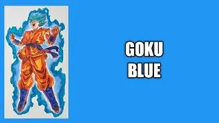 DRAWING GOKU BLUE