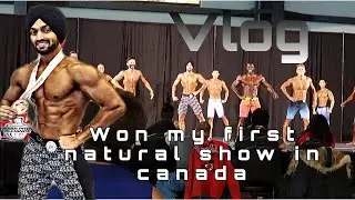Vlog- Alberta natural championship 2020- mens physique- 1st place