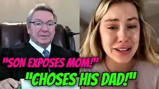 Ex Wife Freaks Out as Teen Son Exposes Her Lies and Chooses His Dad in Court
