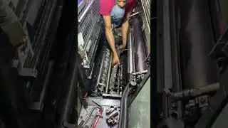 Komori 426p perfection gripper service in Hyderabad