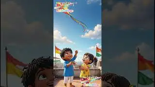 Happy Makar Sankranti 🪁 | Kids First Kite Flying Song | Fun Festival Animation