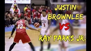 Justin Brownlee vs Ray parks Jr. Highlights  | PBA Commissioner's Cup  2019