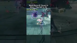 WORLD RECORD! M6 YIXUAN VS SHIYU 7 TOP HALF IN 12 SECONDS