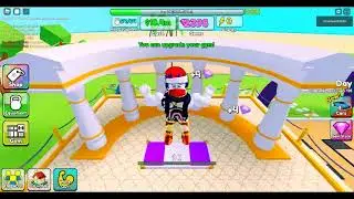 roblox Gym Tycoon! got level up in hulk