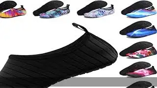 ANLUKE Water Shoes Barefoot Aqua Yoga Socks Quick-Dry Beach Swim Surf Shoes for Women Men
