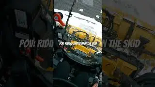 Hangout with us for a quick scrap #satisfying #pov #snowplow #snowplowing #snowremoval #skidsteer