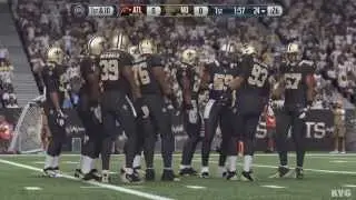 Madden NFL 16 - Atlanta Falcons vs New Orleans Saints Gameplay (XboxONE HD) [1080p]