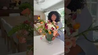 How to arrange flowers for dinner parties!!! #diyflorals #diy #floralarrangement