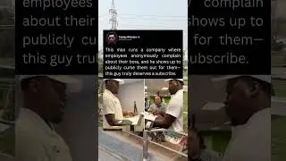 This man runs a company where employees