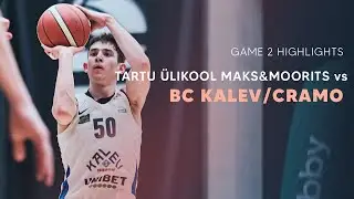 Tartu &Uuml;likool Maks&Moorits vs BC Kalev/Cramo Game 2 Highlights | KML Playoffs
