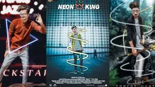 Neon King PicsArt Editing 🔥 || PicsArt & Lightroom Photo Editing || SK EDITZ