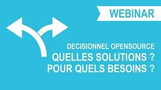 Webinar D&eacute;cisionnel Open Source : quelles solutions ? pour quels besoins ?
