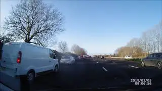 Illegal Use of M5 Hard Shoulder - RoadHawk DC2 Dash Cam