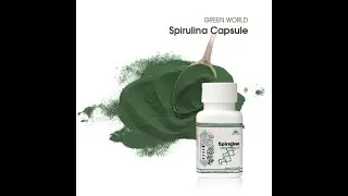 Green World Spirulina Plus Capsule | Natural Superfood for Immune Support, Detox & Energy Boost