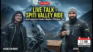🔴 LIVE TALK &ndash; Spiti Valley Ride 🏍️| Real Experience | Xtm Rider | Roads, Weather, Mistakes & Fun 😱😂