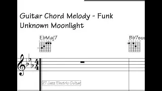 ⬛Rockabilly Guitar Chord Melody - Song: Unknown Moonlight