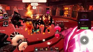 Jugando el evento de the haunt con desarrollador del evento y admin de roblox