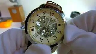 Fossil watch ME3099 skeleton using Citizen Miyota Caliber 8N24 automatic