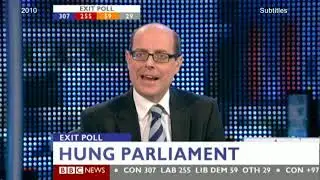 UK general election 2010- BBC overnight coverage (part 1)