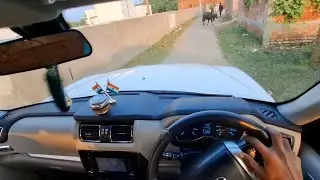 Mahindra Scorpio S10 POV Driving In Village Streets | Taj Driving 
