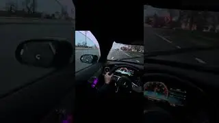 2025 AMG C43 Coupe Aggressive Downshifts W/ Pops POV Driving #mercedes #amg