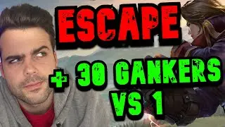 😱( [ ESCAPANDO DE MAS DE 30 GANKERS en ALBION ONLINE ] )😱 |        🔥ESCAPE PERFECTO🔥