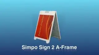 Airborne Visuals Messenger Outdoor Sidewalk Sign