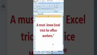 Don't Use Excel Without Knowing This Trick 🔥🔥| ಕೇವಲ 1% ಜನರಿಗೆ ಮಾತ್ರ ಗೊತ್ತು&hellip; ಕೊನೆವರೆಗೂ ನೋಡಿ 😎&rdquo;