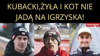 ZNAMY SKŁAD POLSKI NA ZIMOWE IGRZYSKA OLIMPIJSKIE.|KUBACKI,ŻYŁA I KOT ZOSTAJĄ W DOMU! WĄSEK IN