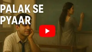 Palak se pyaar (Music video) Crush on the English Teacher 🫶🏻💓