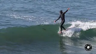 Relaxing day Surfing the Oceanside Pier