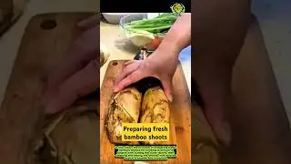 Cooking with bamboo: preparing fresh bamboo shoots