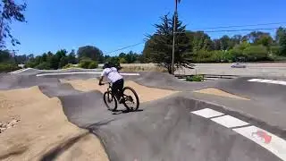 West side  pump track Aptos California. Mountain biking