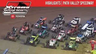 Xtreme Outlaw Midget Series Presented by Toyota | Path Valley Speedway | August 8, 2025 | HIGHLIGHTS