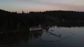 Silver Lake Resort, WA Oct 2022 - beautiful sunset.