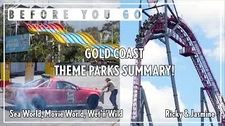 ALL GOLD COAST THEME PARKS 2024! Sea World, Movie World and Wet'n'Wild!