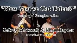 Guitar and Saxophone Blues Loop Jam W/ Boss ME80