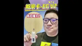 斯帝卡–EG V2，五夹纯木的倔强！杀神陈杞和大满贯丁宁的成名作！🏓🏓 #老乐来了 #每个动作都是用汗水换来的 #乒乓球拍 @斯帝卡V乒乓