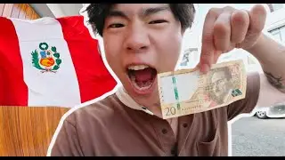 JAPONES SOBREVIVIENDO solo con 5 USD en TRUJILLO PERU 🇵🇪