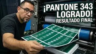 👉Imprimiendo Pantone 343 - Etiquetas autoadhesivas. #offsetpress #offsetprinting #offset #machine