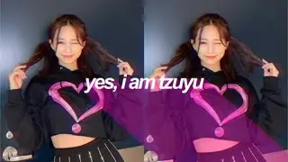 yes, i am tzuyu editing clips !