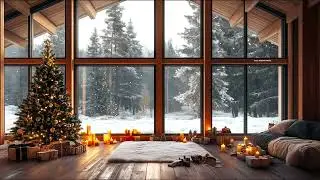 Cozy Christmas Ambience 🎄 Relaxing Background Music for Winter & Calm (2 Hour) 4k