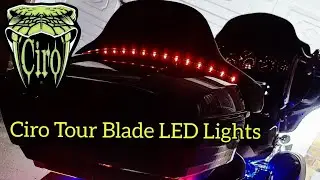 Tour Pack Blade LED Lights From Ciro 3D