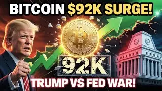Bitcoin Surges to $92K as Trump-Fed Tensions Rock Markets!